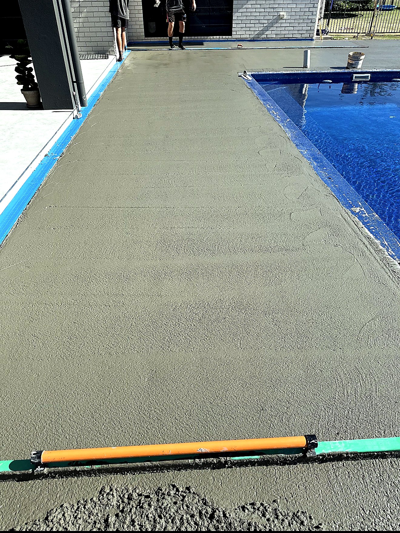 Pool Surround Pour